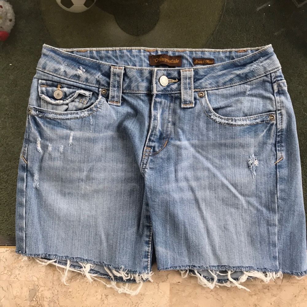 Aero Cut off jean shorts